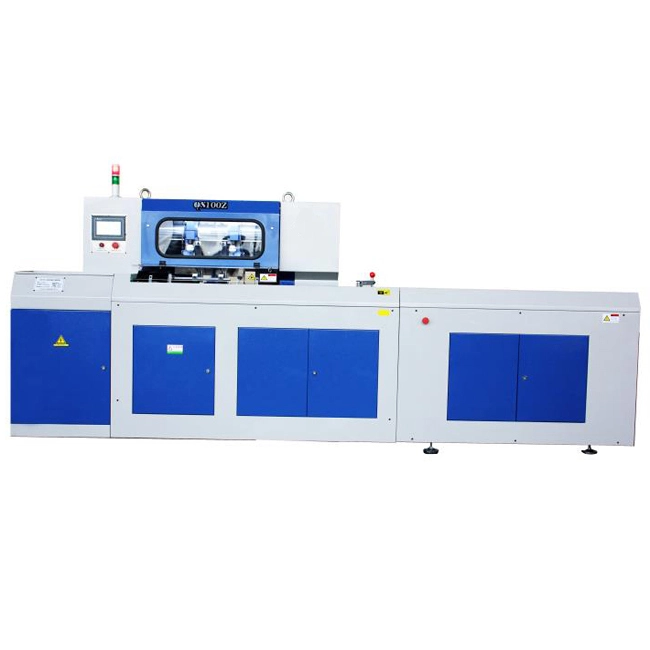 स्वचालित फीडिंग थ्री नाइफ पेपर बुक कटिंग मशीन 1