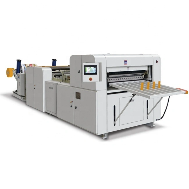 स्वचालित पेपर फिल्म लेदर रोल से शीट काटने की मशीन 1