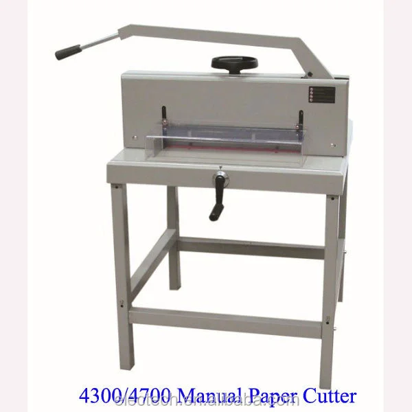 High precision manual guillotine paper cutting machine 1