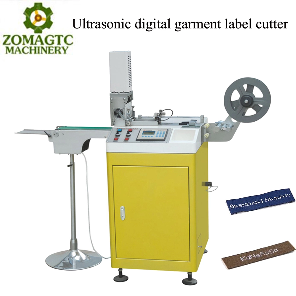 China manufacturer cheap price high speed ZM-3080 garment label fabric label cutter cutting machine 1