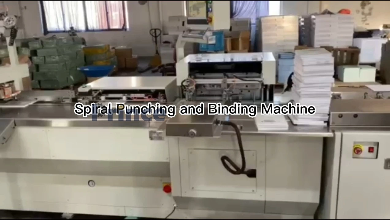 Spiral double Coil Puncher Binding Machine Book Notebook Calendar Making machine a4 Paper Binder Punching Binding Machine 1
