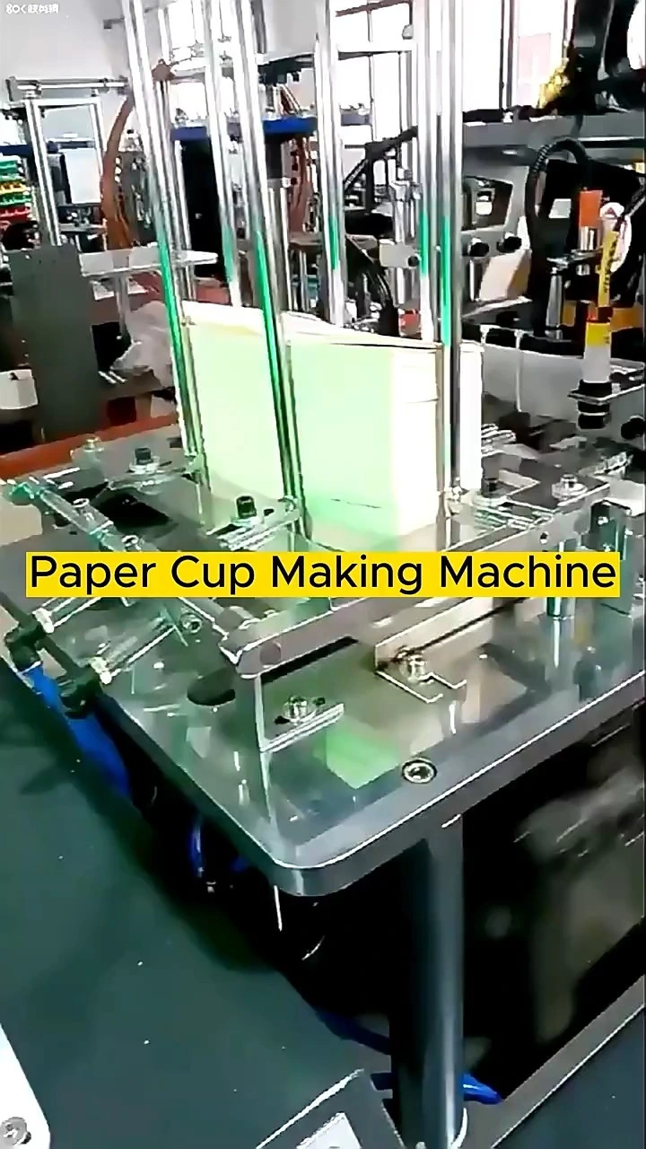 Fully Automatic Disposable Ice Cream Tea Coffee Take Away Cups Making Machine High Speed Small Paper Bowl Forming Paper Cup Making Machine 1