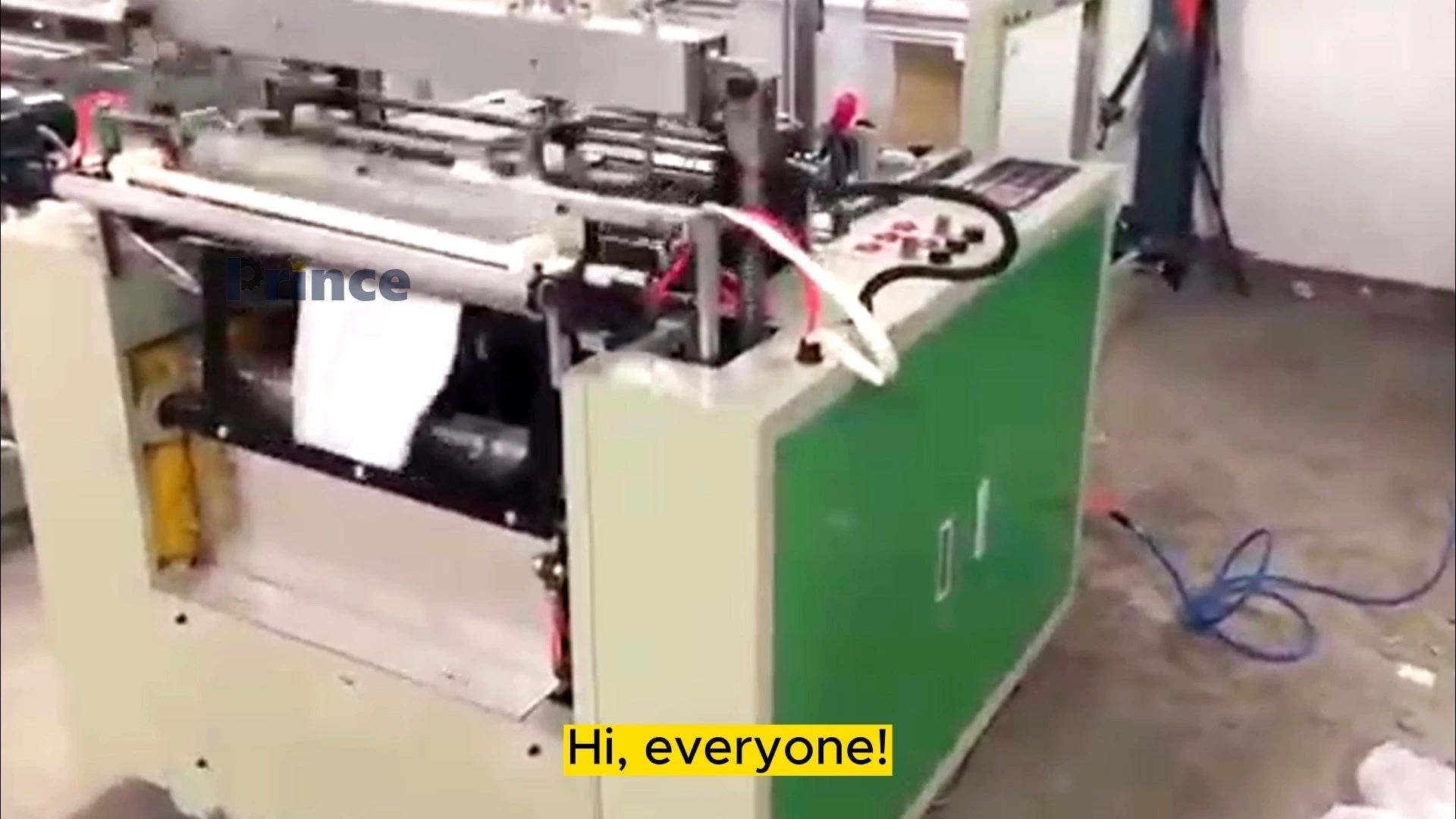 Automatic bag machine