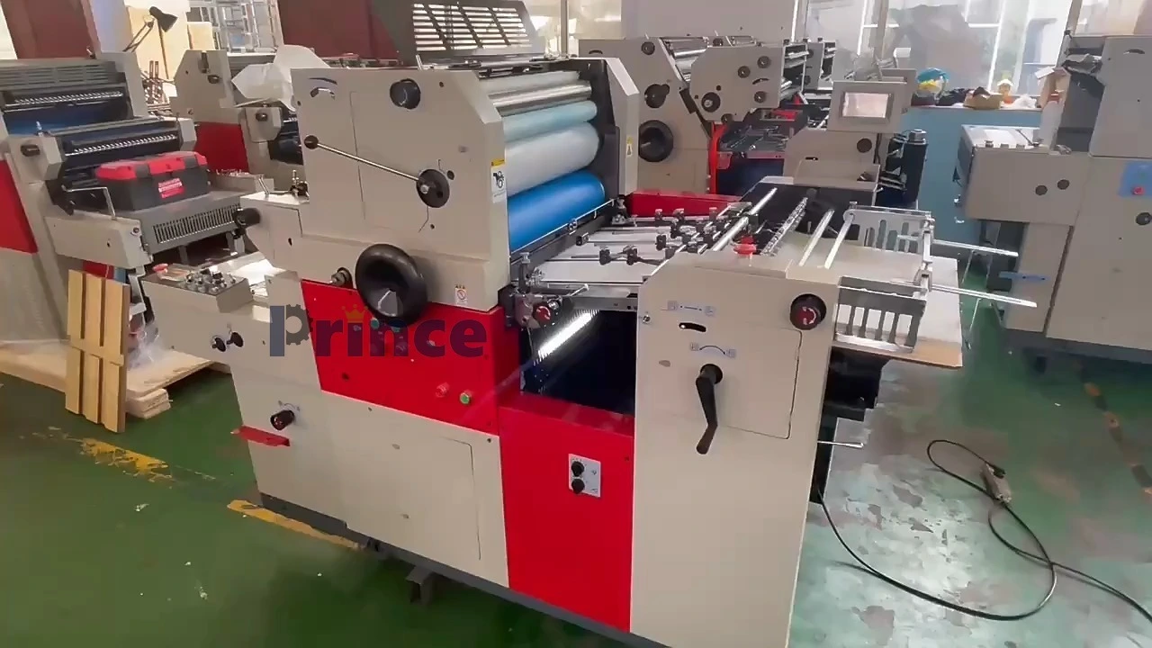 Fully Automatic Receipts Newspapers Books Monochrome Printer Single Color Offset Press Printing Machine 1