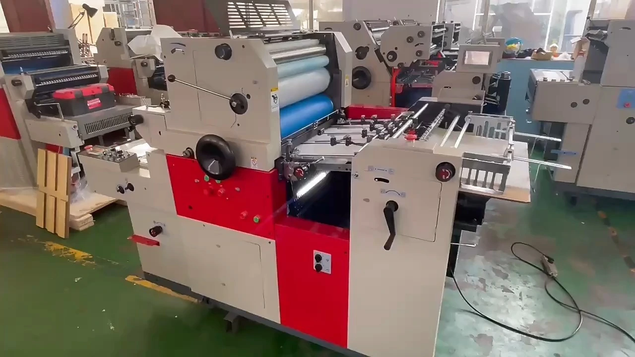 Fully Automatic Receipts Newspapers Books Monochrome Printer Single Color Offset Press Printing Machine 1