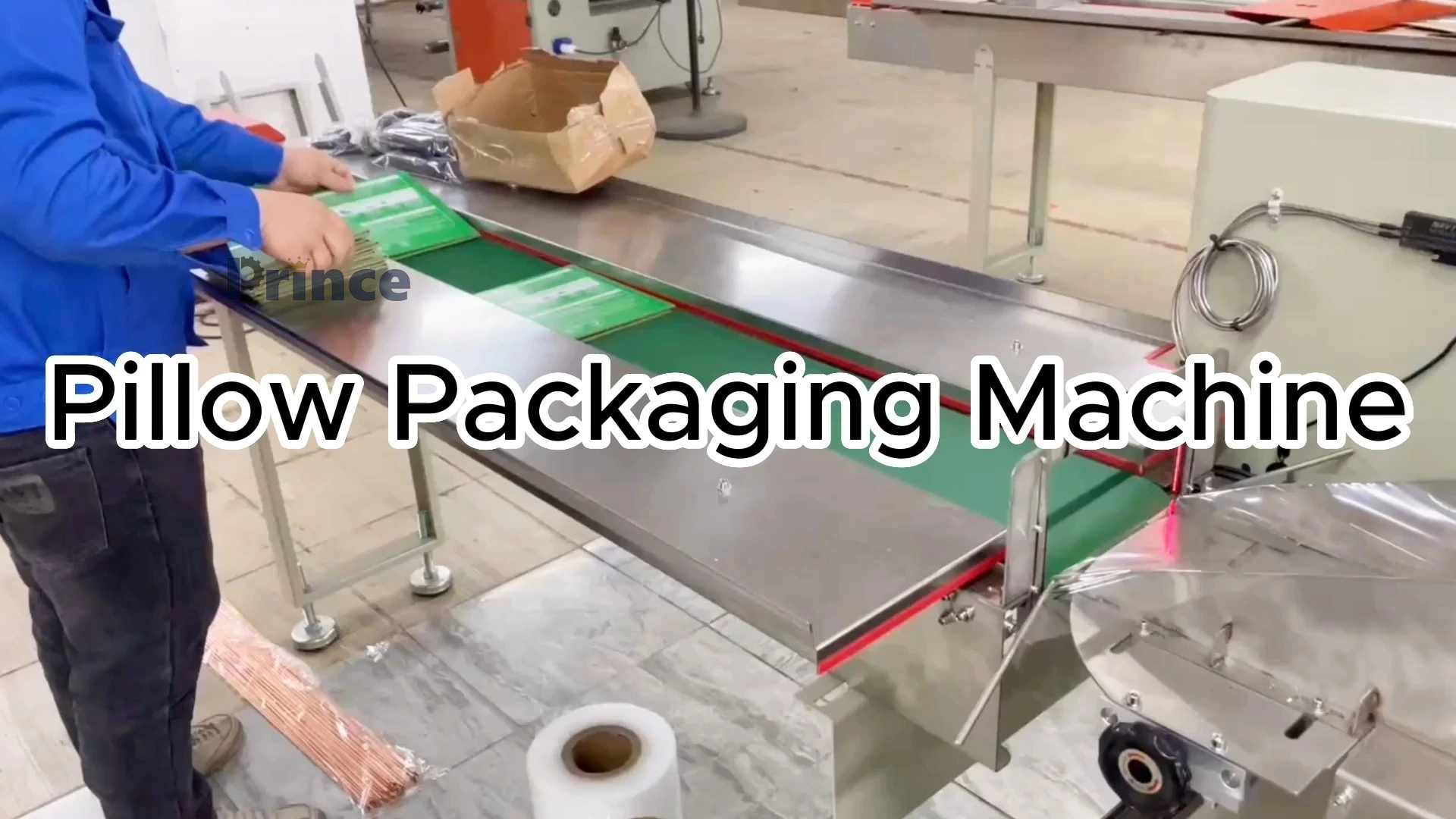 Automatic pillow packing machine chocolate bread popsicle candy pillow packing machine 1