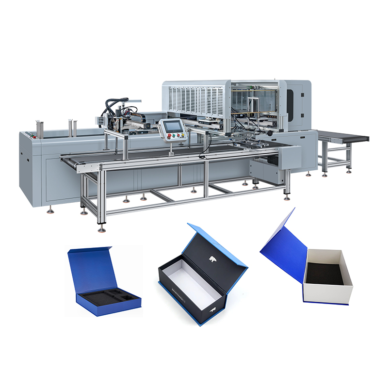 Machine de fabrication de boîtes rigides entièrement automatique ...