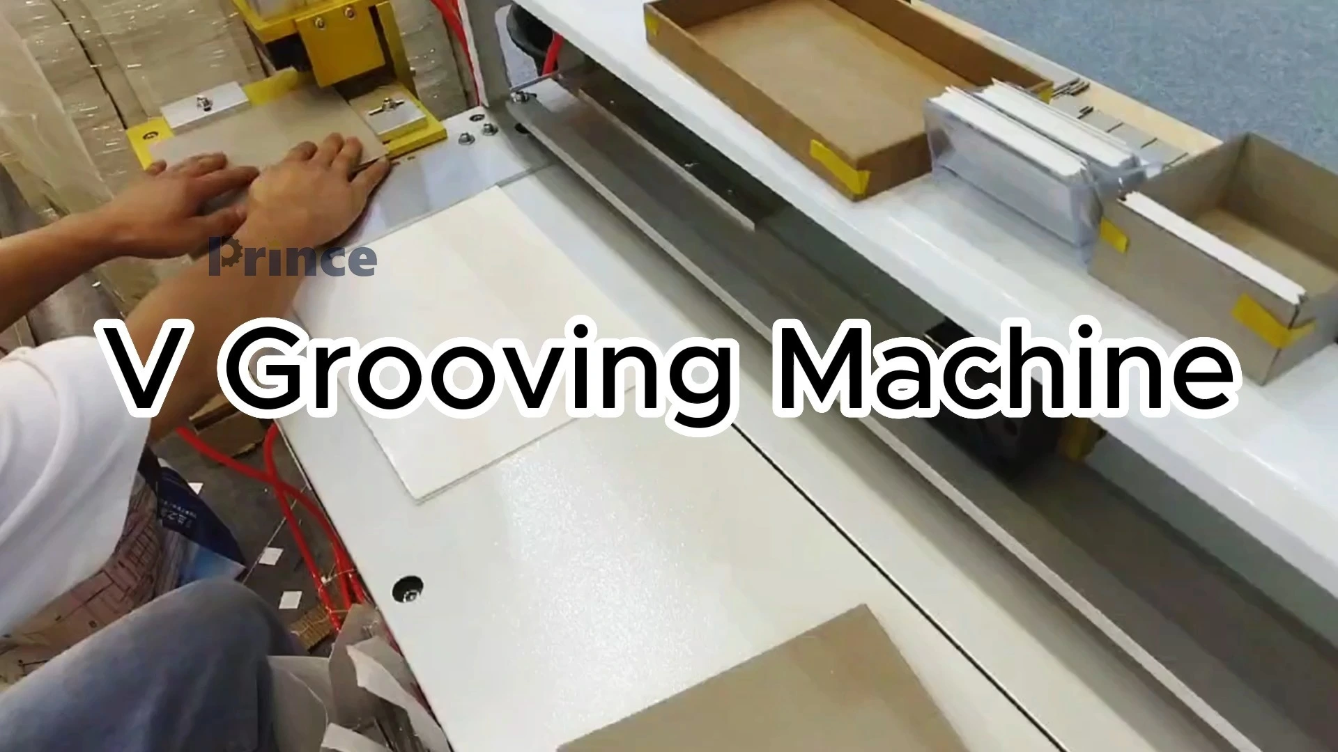 Cardboard V Slotting Grooving Machine 1