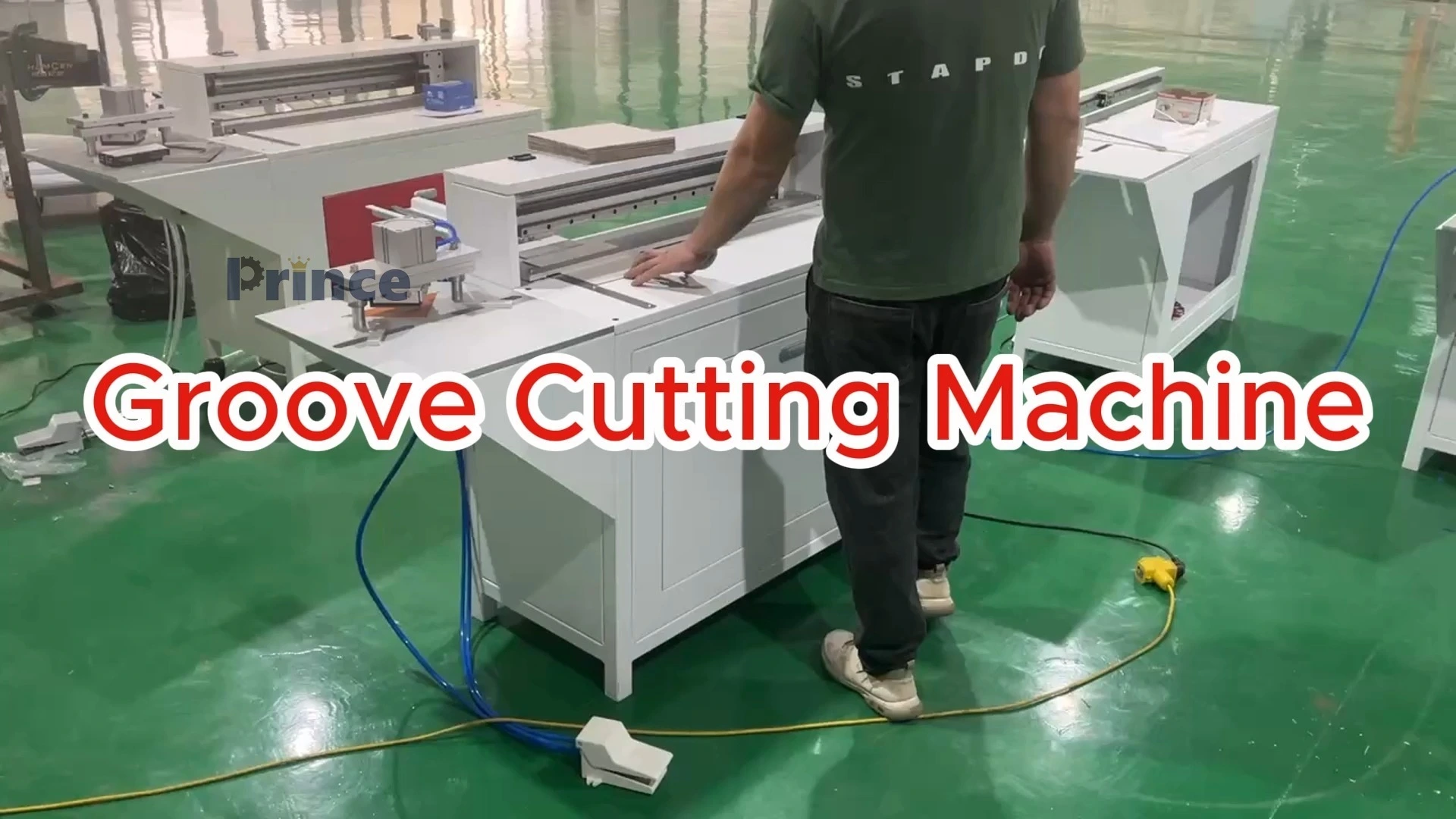 Paper Board V Slot Grooving Slotting Machine 1
