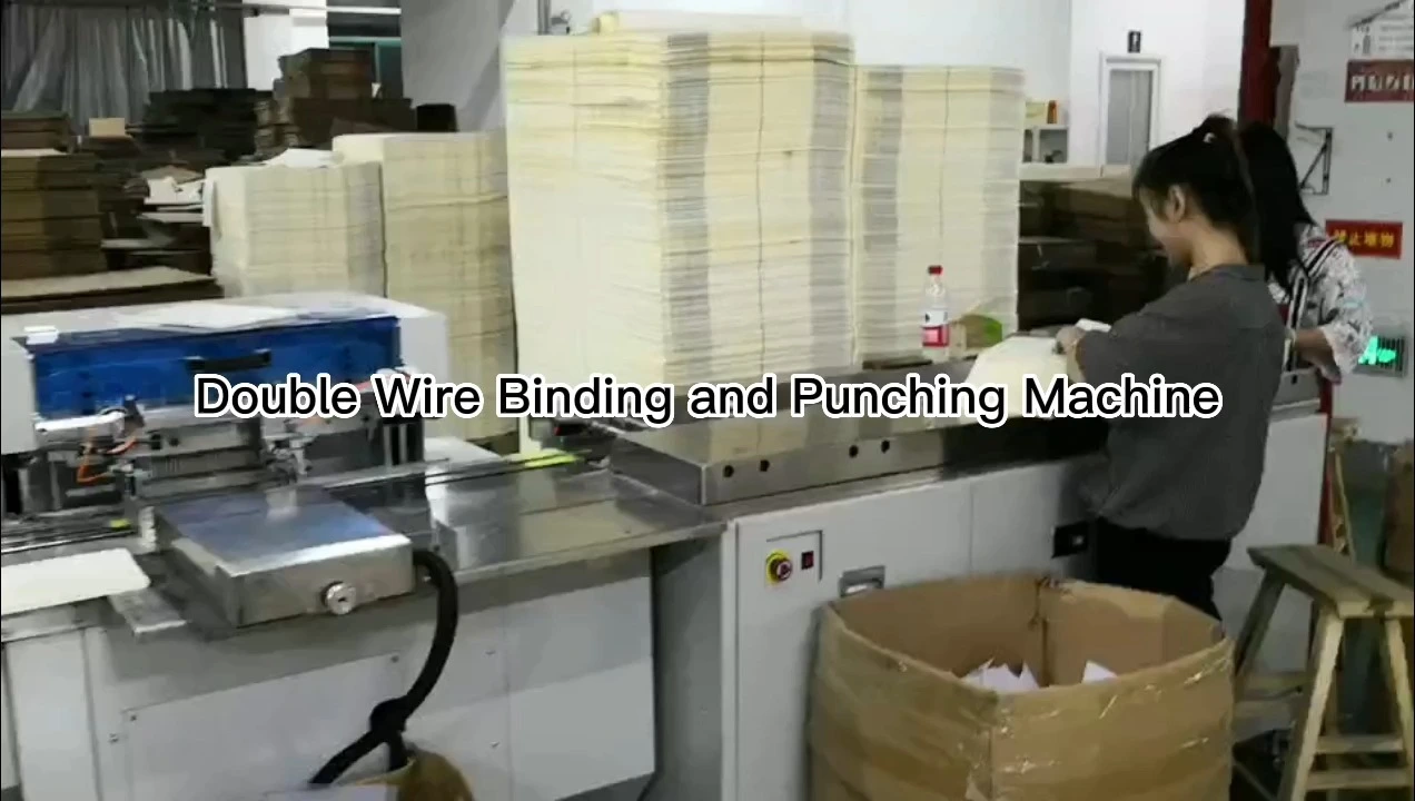Máy đóng sách và đóng sách cuộn xoắn ốc đôi tự động Máy đóng sách lịch 1