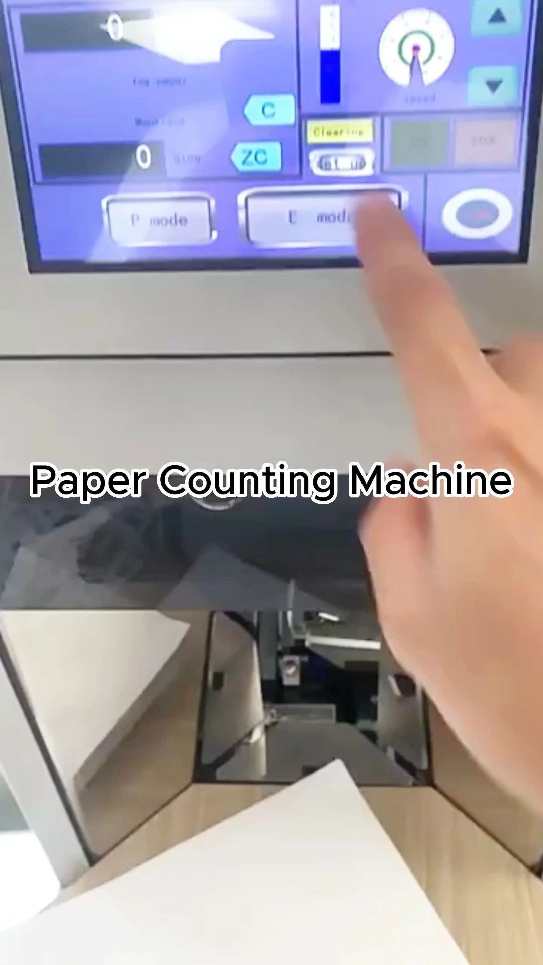 Máquina de numeración de papel automática A3 A4 de sobremesa de alta velocidad máquina de conteo de hojas de papel electrónico industrial 1