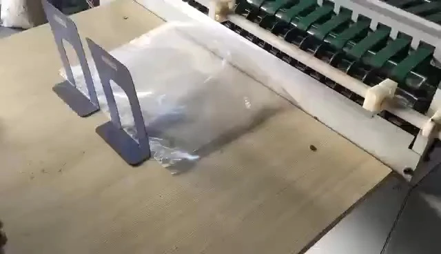 Automatic stand up plastic bags sealing manufacturing machine  stand up zipper bag making machine 1