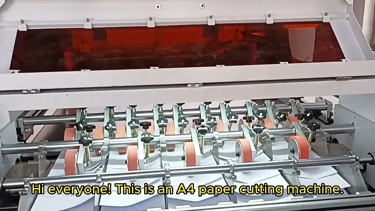 Gulungan Jumbo Otomatis Ke Lembar Kertas A3 A4 Slitter Ukuran A4 Mesin Pembuat Kertas Salinan Mesin Pemotong Kertas A4 Kecepatan Tinggi 1