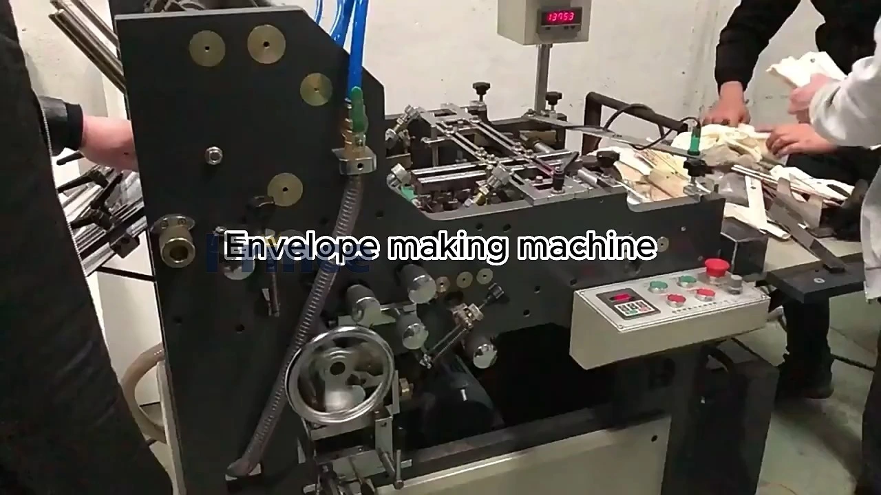 Automatic Envelope Making Machine Paper Document Bag Envelop Machine 1