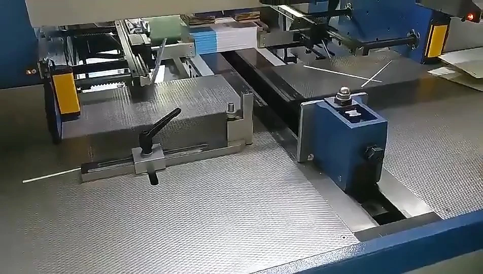 Easy knife adjustment Three Sides Book Edges Trimmer Three Knife Paper Cutter Guillotine Book Trimming Machine 1