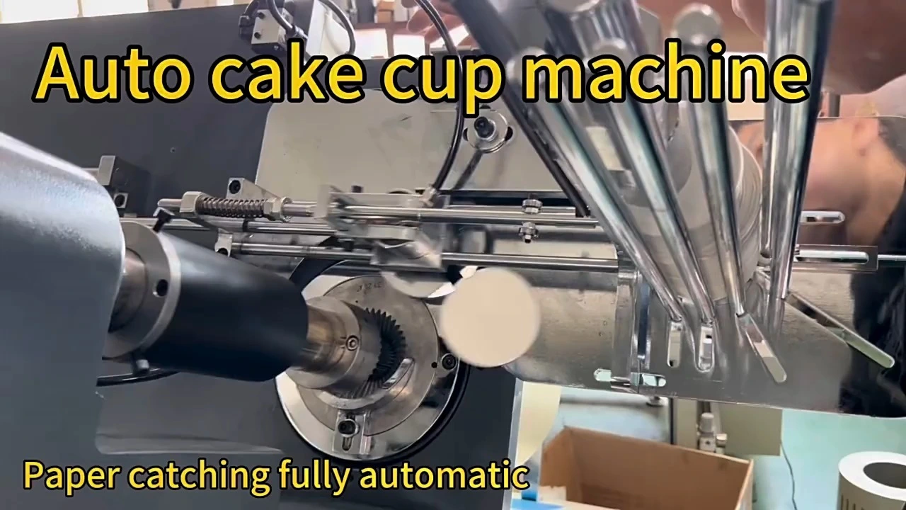 Awtomatikong cake tray making machine cupcake paper production line muffin cup cake na bumubuo ng machine cup cake tray making machine 1