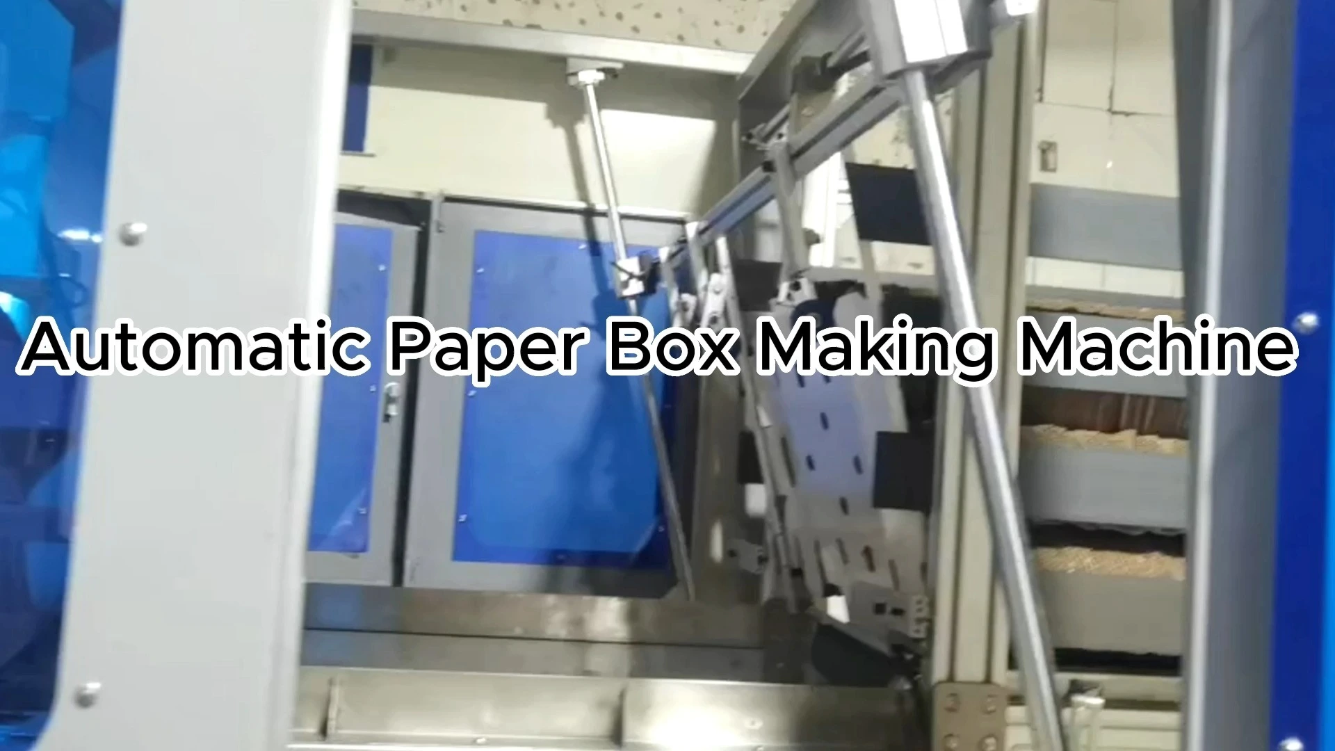 Automatic Carton Fruit and Vegetable Box Making Machine 1