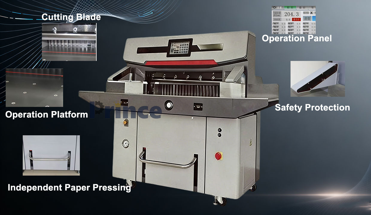 Paper Cutter Level System Key Components of an Automatic Paper Cutter | PRINCE