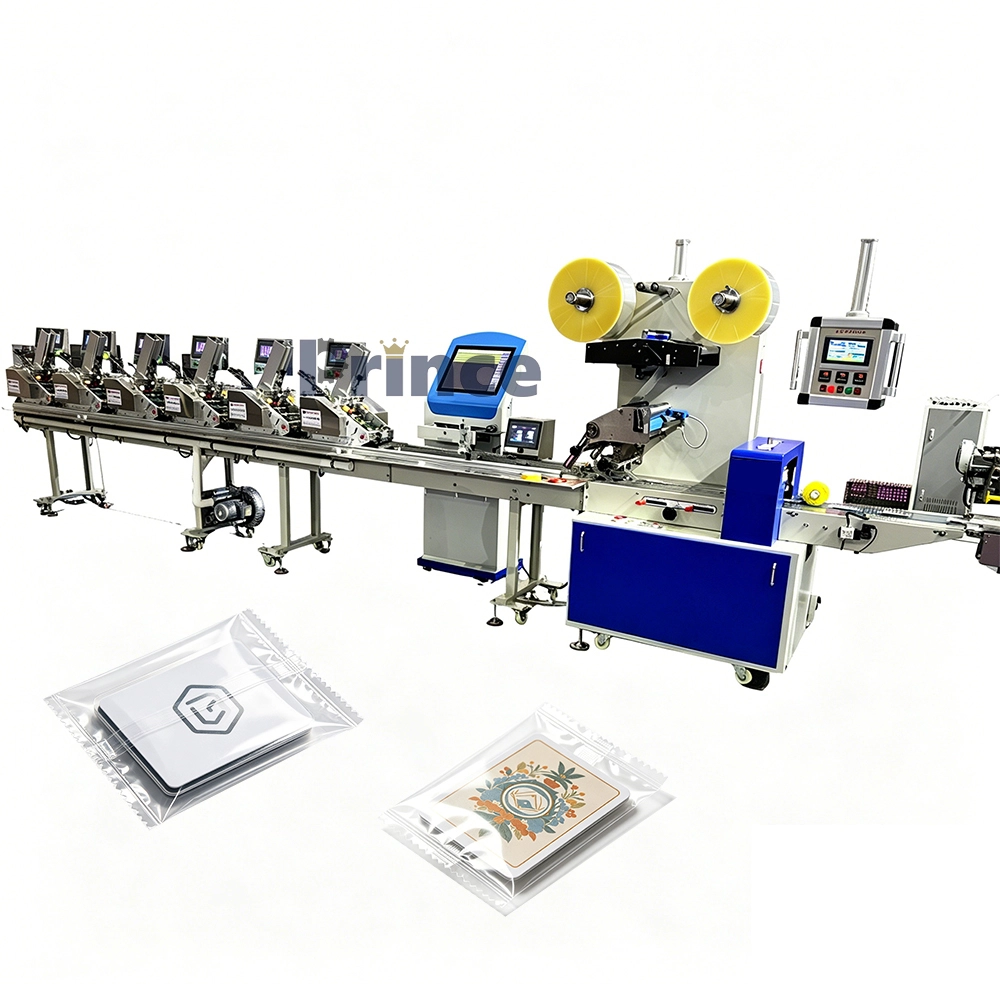 Oyun Kartları İçin Yüksek Verimli Otomatik Kart Sayma ve Paketleme Makinesi 1