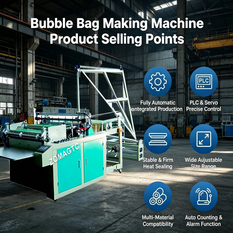 Automatic Air Bubble Bag Making Machine for Furniture Wrapping Packing ...