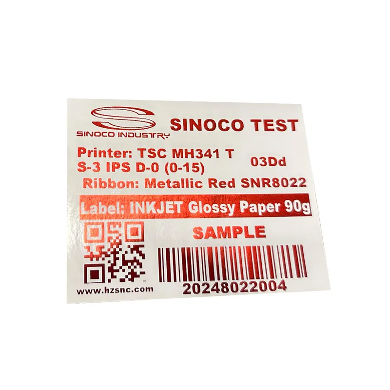 Sinoco Ribbon White Thermal Transfer Ribbon Upply 5