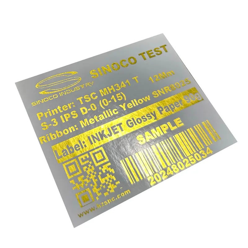 Sinoco Ribbon Metallic Thermal Transfer Ribbon Metallic Thermal Transfer Ribbonsupply 4