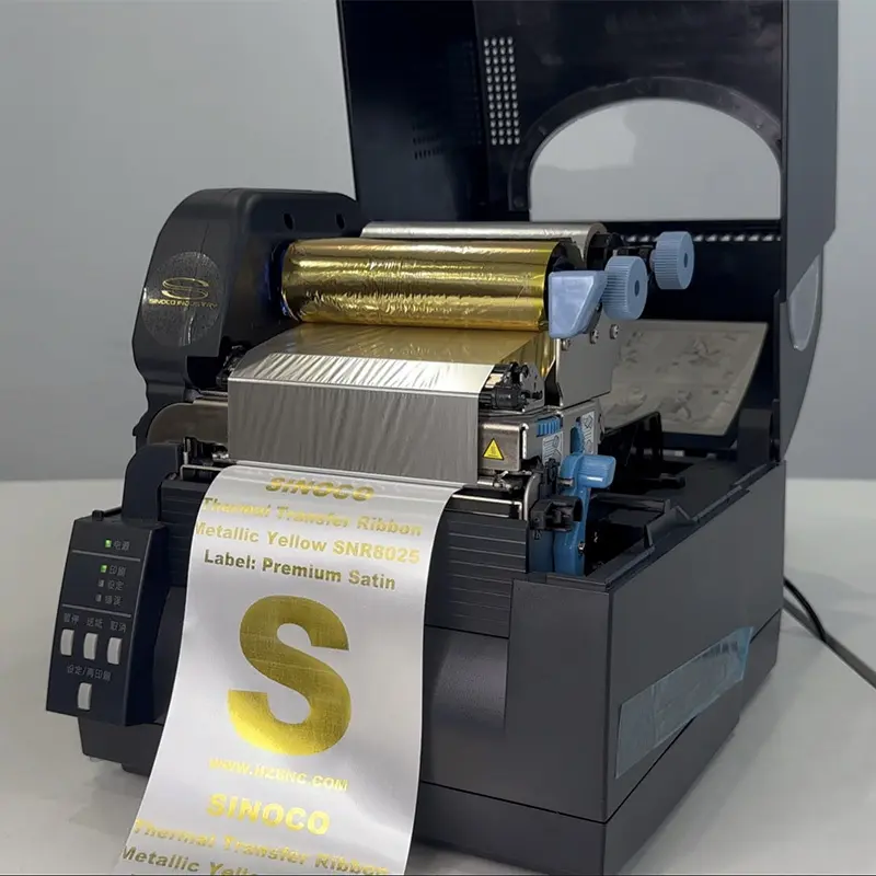 Sinoco Ribbon Metallic Thermal Transfer Ribbon Metallic Thermal Transfer Ribbonsupply 7