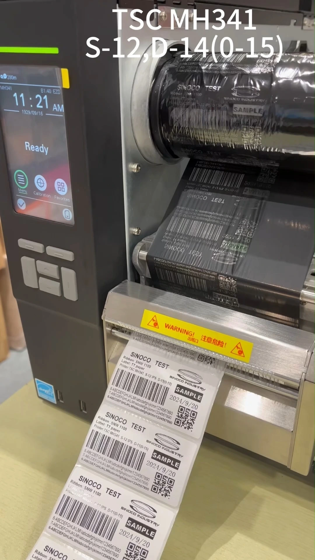 Standard Wax Ribbon SNW1100 High Speed Print Ribbon 1