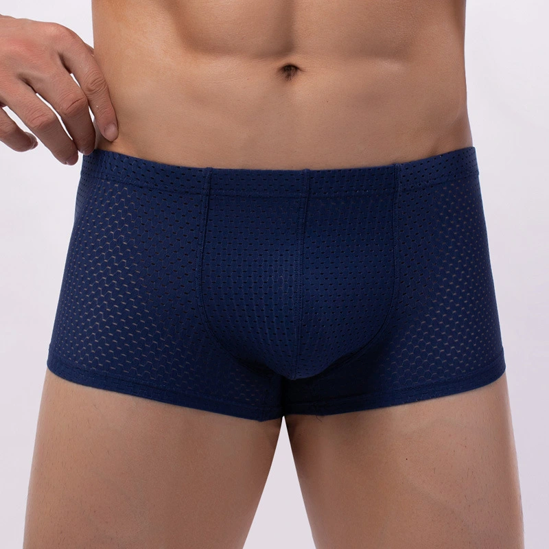 Modieus design herenondergoed van bijenkorfstof, ademende herenboxer. Op maat gemaakt sexy ondergoed voor mannen 1