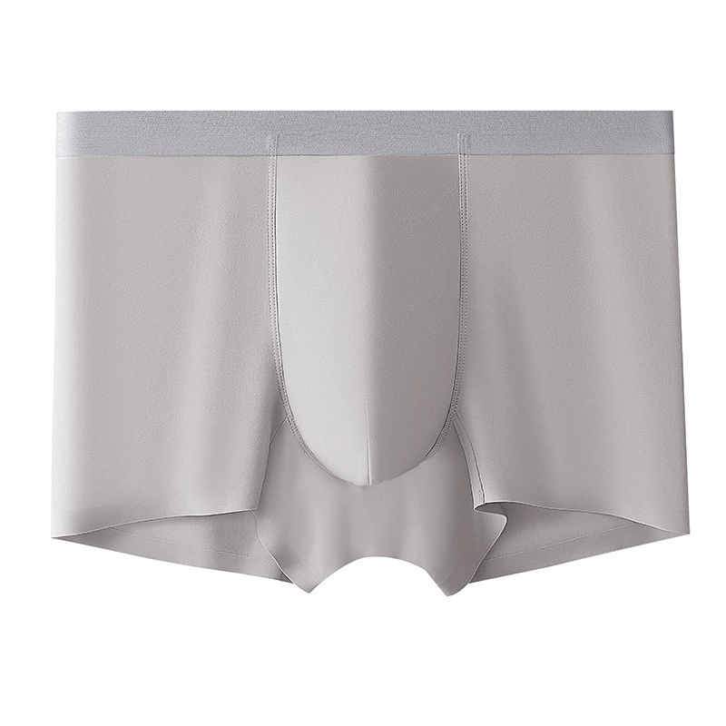 Boxer da uomo in tessuto super cool alla moda dal design personalizzato, biancheria intima da uomo ad asciugatura rapida con trattamento antibatterico 1