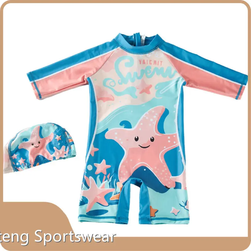 스포츠를위한 소녀 공장을위한 고품질 2 피스 수영복 1