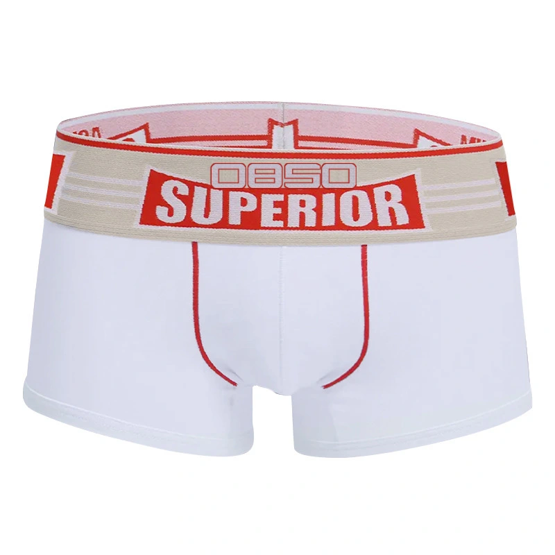 GZADN-BS845 New Arrival Hot Sale Men's Solid Color Boxers Briefs Breathable Fashion Good Quality Low Waist Briefs 1