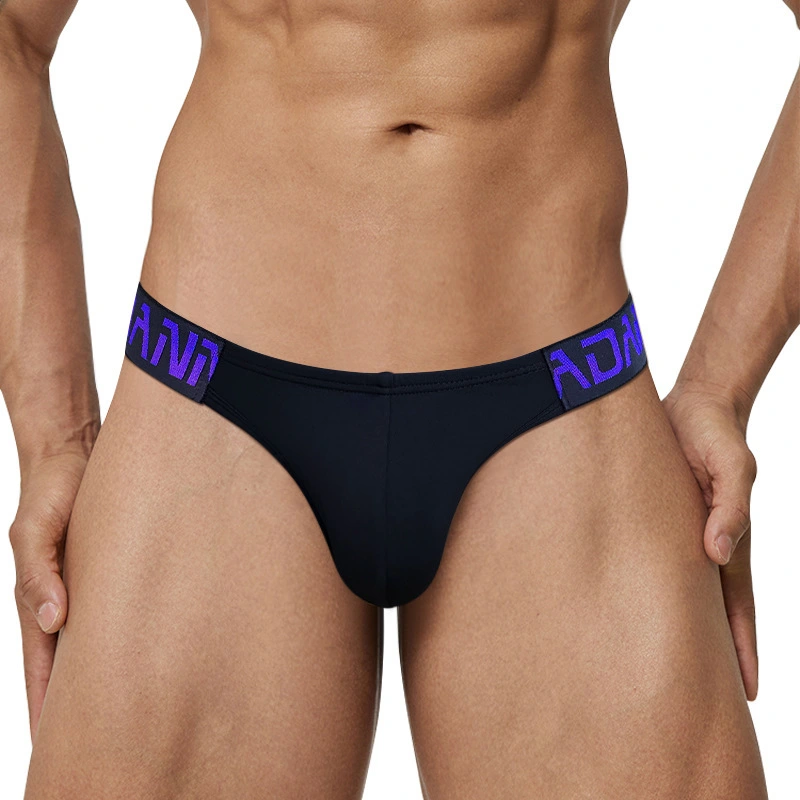 GZADN-AD743 Hot Sale New Arrival Men's Fashion Low Waist Solid Color Briefs Men's Sexy Underwear 1