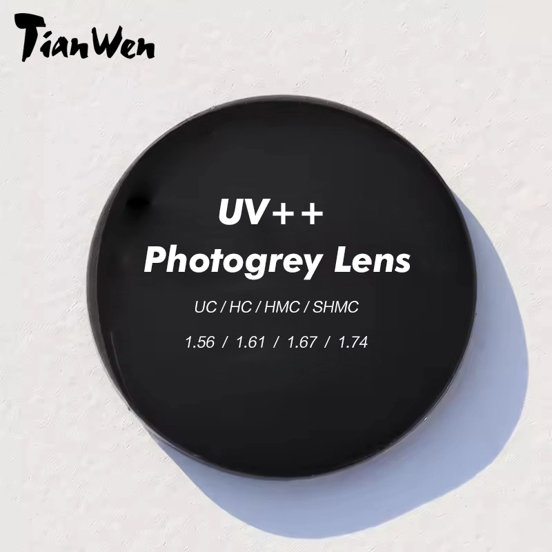 Dizin 1.67 MR-7 SPIN KAPLAMA Fotokromik Mavi Işığı engelleyen HMC Optik lens 1
