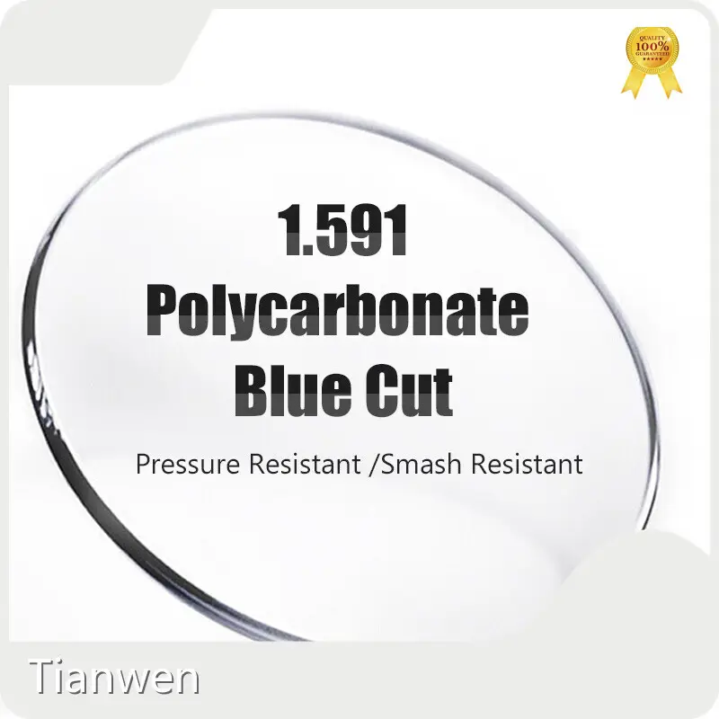 Customoptical Lens Factory Blue Coating Resin 1