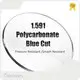 Customoptical Lens Factory Blue Coating Resin 1