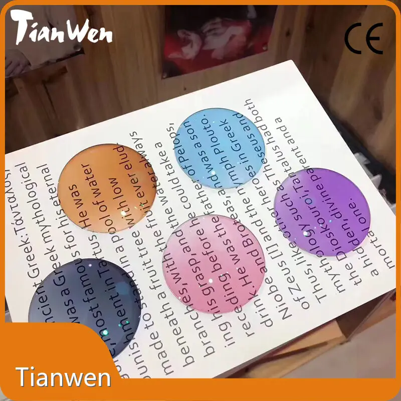 Custom Eyeglass Lens 65/70mm Tianwenvendor 1