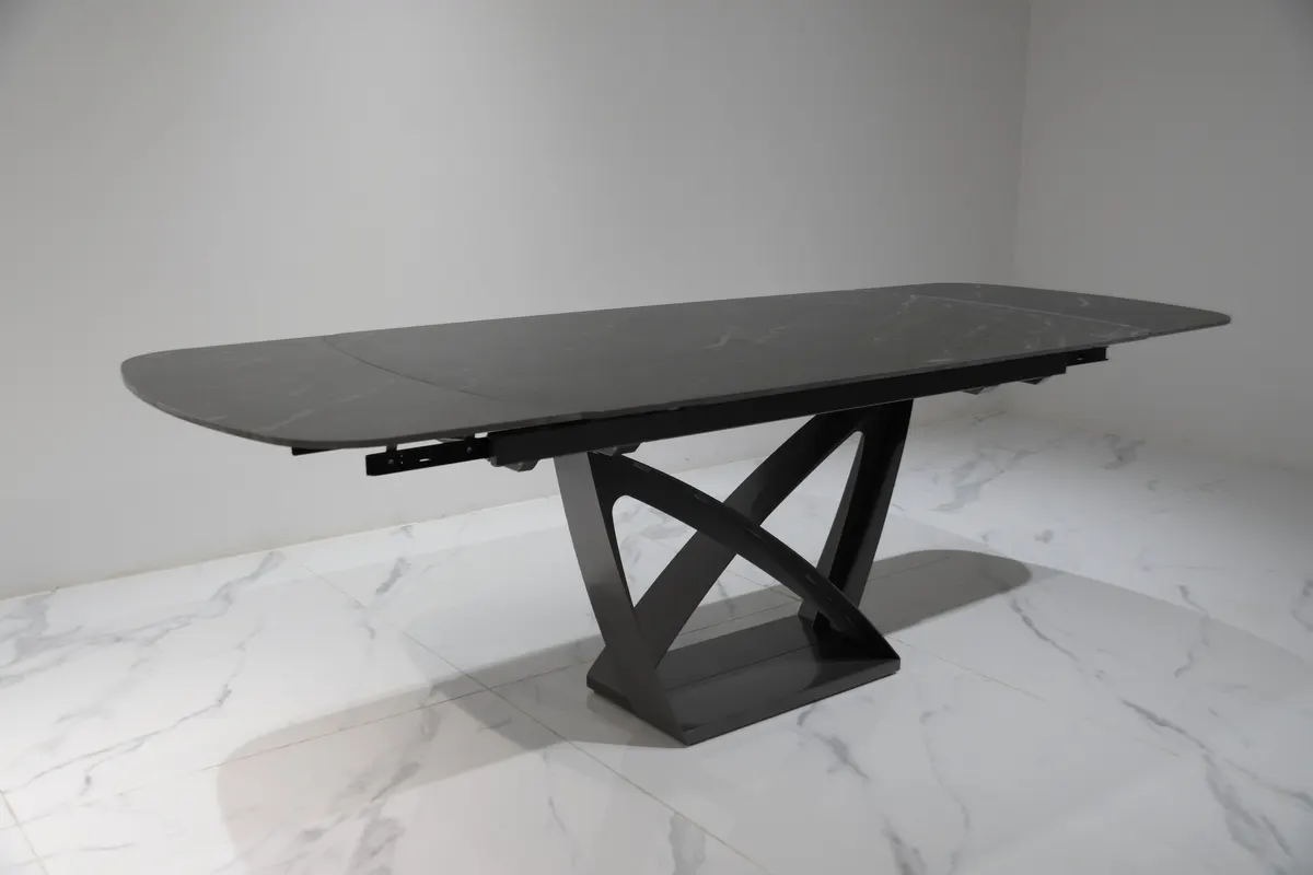 Expandable Round Dining Table 1PC/2CTNS by Comfort Home 5