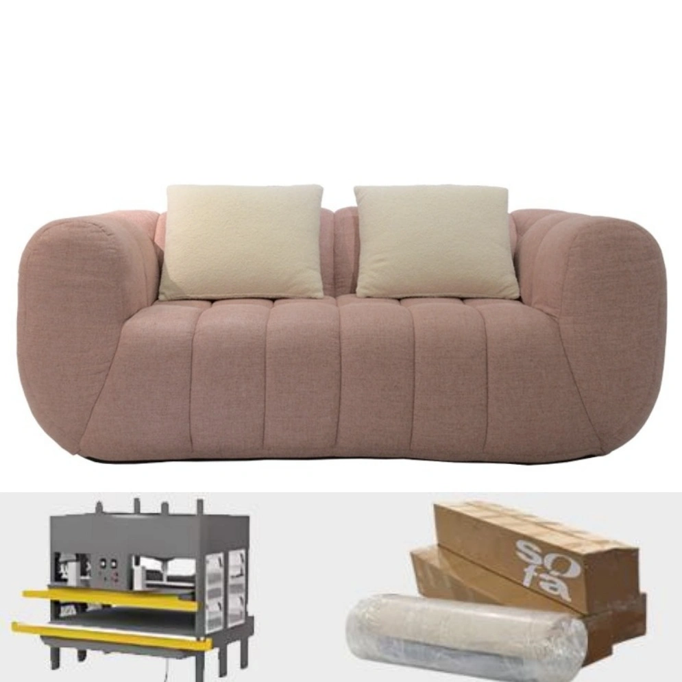 High-density foam compressed sofa modern living room YS025-3 1
