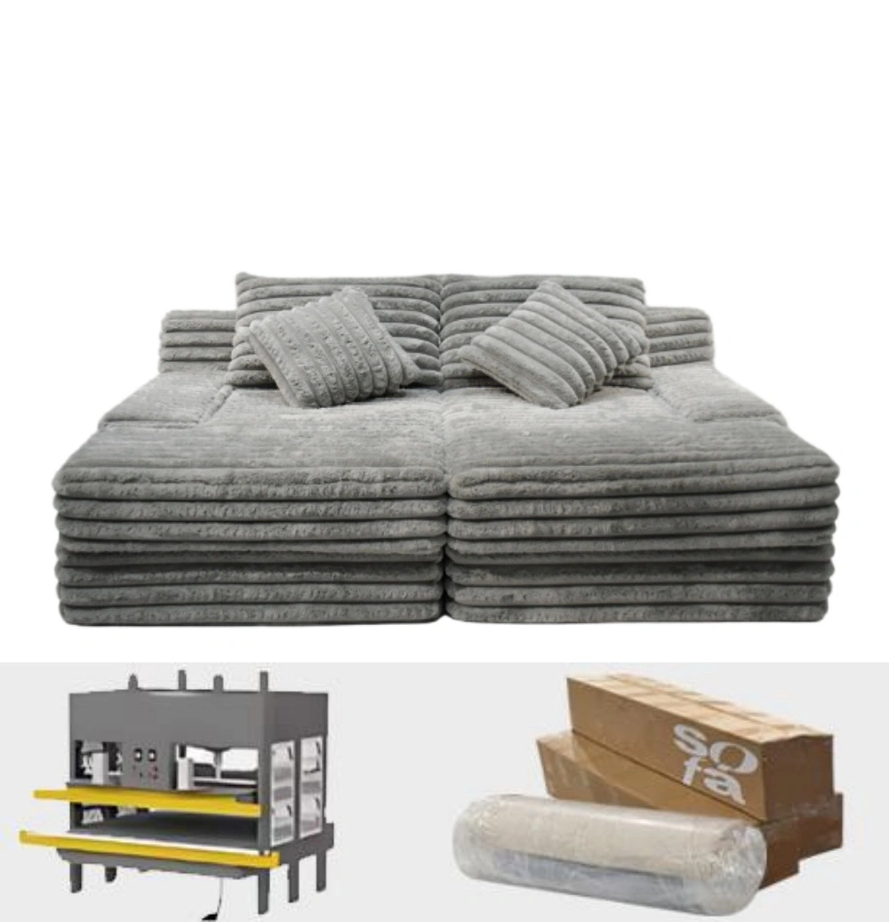 Comfort Home Sofá cama comprimido modular de diseño italiano para salón YS004 1