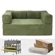Modular Couch Sectional Fabric + Brushed Stainless Steel Wholesale - Comfort Home 2