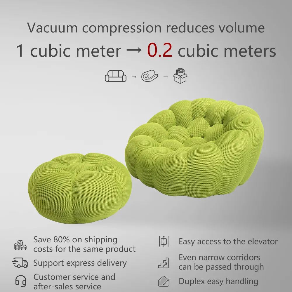 Sleeper Sofa with Chaise Sofa Filling 60D High- Density Compressible Shaping Cotton - - Comfort Home 5