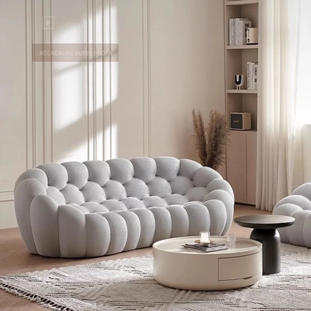 Football sofa Italian style single, double, triple, bubble lazy sofa chair with foot pedals 1