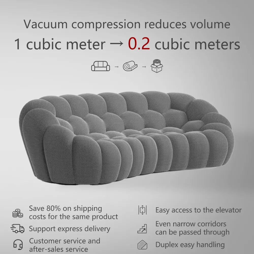 Modular Corner Sofa 135*45*45 by Comfort Home 4