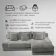 Full Sleeper Sofa 250*150*65CM Wholesale - Comfort Home 6