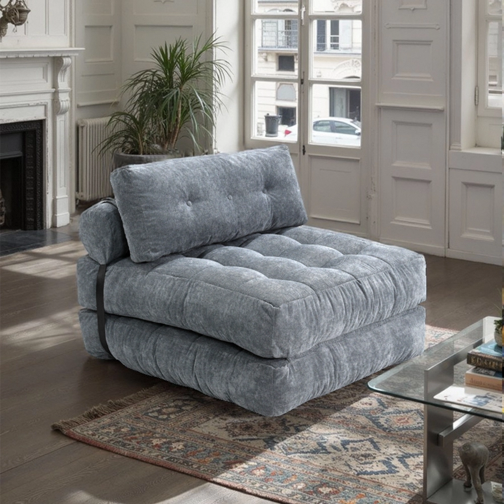 Sponge compression sofa 2-in-1 convertible folding sofa bed living room bedroom foldable mattress 1