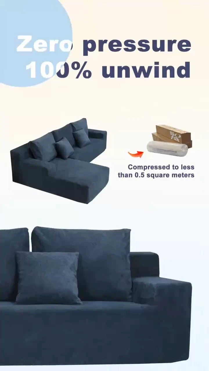 Compressed full sponge fabric living room, small-sized household 1