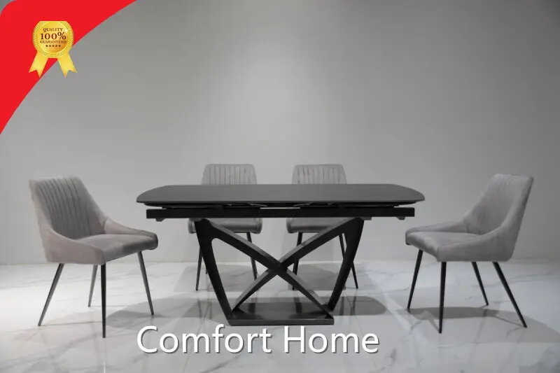 Expandable Round Dining Table 1PC/2CTNS by Comfort Home 1