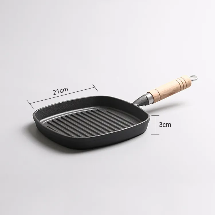 Small Cast Iron Frying Pan - - CAIYI 3