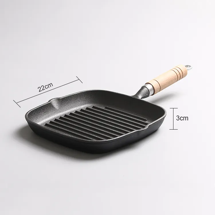 Small Cast Iron Frying Pan - - CAIYI 6